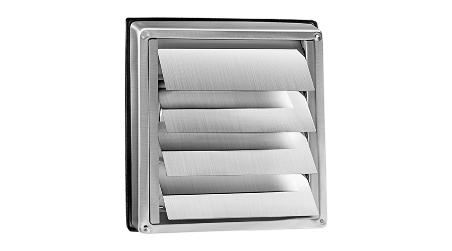 4 Inch Stainless Steel Dryer Vent Cover Air Vent Gravity Moving 4 Flaps Grille Dryer Vent