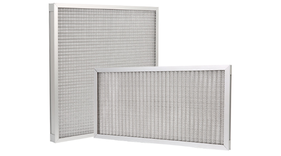 Aluminum Square Mesh Primary Plate Filter Wave Dustproof Washable Air Filter for HVAC System