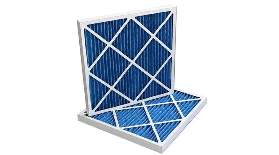 MERV 11 Filtration Equipment Pleated Cardboard Frame Synthetic Fiber Air Purifier Filter for HVAC System