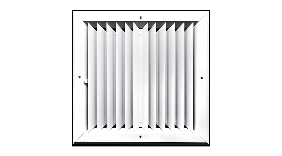 2 Way Supply Grille Diffuser Low Noise for Ceiling Extruded Aluminum Ceiling Diffuser Square with Damper Blades HVAC Vent Cover