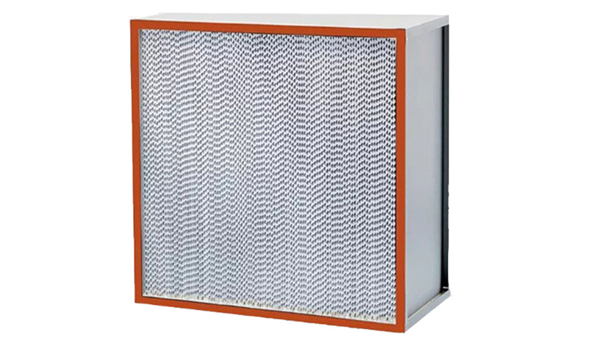 High Temperature Resistant and Efficient H13 H14 HEPA Aluminum Baffle Air Filter for Ventilation Systems