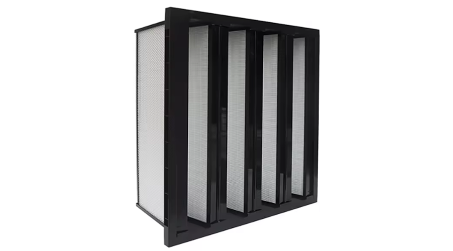 Primary Efficiency V-Shape High Temperature Panel Filter HEPA Precision Filter for AHU Filter