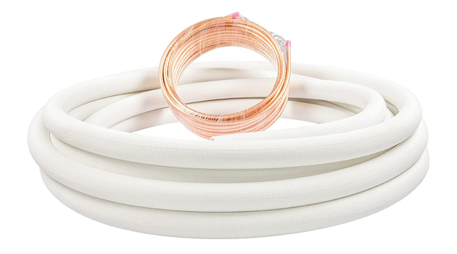 25 FT Air Conditioning Insulated Copper Tubing Hose Extension Fit for Air Conditioner