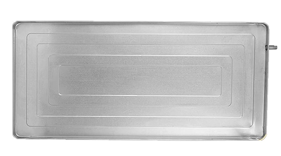 Outdoor Stainless Steel Universal Air Conditioner Condensate Drain Pan HVAC Units Drip Tray with Drain Kit