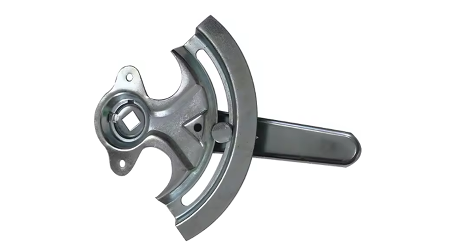 Galvanized Sheet Damper Handle with stampline dial regulator for Air Ventilation System