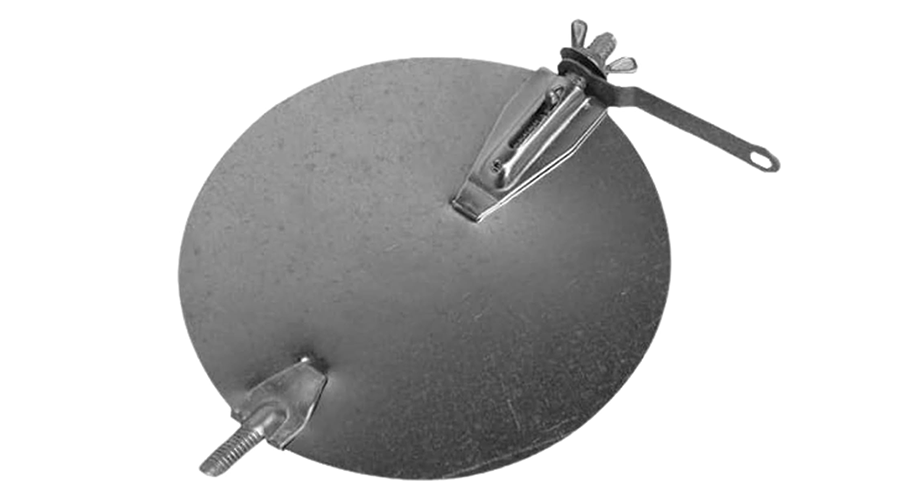 Round Galvanized Air Duct Conditioning Control Volume Damper Blade for HVAC System