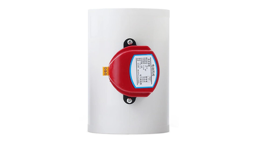 220V 12V PVC Plastic Electric Damper Check Valve Air Volume Vent Controller For Ventilation Pipe