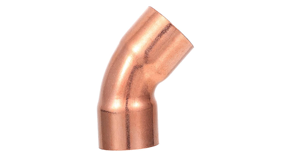 45 Degree Copper Air Condition Elbow Plumbing Fitting Air Conditioning Copper Pipe Welding Refrigeration Accessories