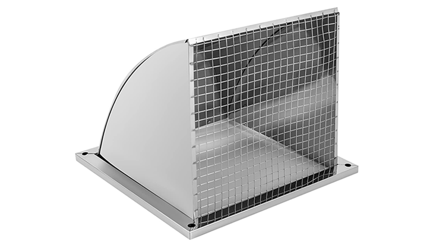 8 Inch Stainless Steel Wall Vent Cover Cap  Exhaust Hood  with Mesh Screen for Bathroom Extractors Kitchen