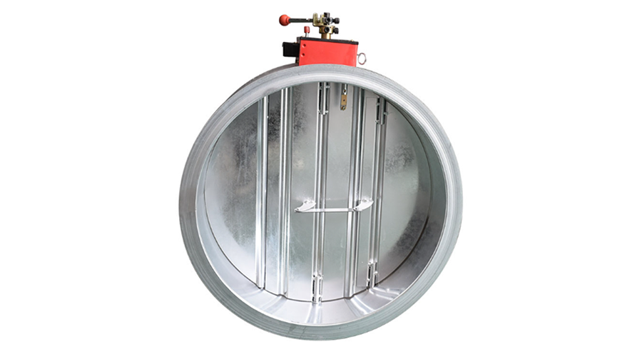 Galvanized Stainless Adjustable HVAC System Electric Motorized Air Conditioning Fire Damper For Duct
